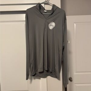 Gray Men's Long Sleeve Shirt